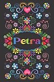 PERSONALISIERTES NOTIZBUCH FÜR PETRA: Schönes Geschenk für Petra (Liniertes Notizbuch für Mädchen und Frauen A5, 2023)