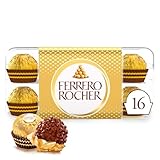 Ferrero Rocher – Knusprig-cremige Nuss-Pralinen-Spezialität – 1 Packungen à 16 Einzelpralinen