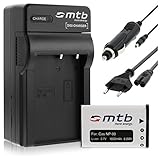 Akku + Ladegerät (KFZ, Netz) für Casio NP-90 / Exilim EX-FH100, H10, H15, H20G