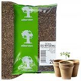 eGarden Anzuchterde, Aussaaterde mit Kokosfaser 20L – Spezialerde für Keimlinge & Stecklinge, ideale Anzuchterde | Perfektes Substrat für Keimlinge, jungpflanzen und gemüse