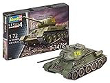 Revell Revell_03302 3302 12 Spielzeug Modellbausatz T-34/85 im Maßstab 1:72, Level 4, Non
