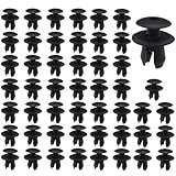 Lcyen 50 Stück Spreiznieten, Befestigungsclips Auto 70186729901 701867299 für VW T4 T5 Amarok Caddy EOS, Verkleidung Clips, Türverkleidung Befestigung Clips passt 9mm Loch, Schwarz