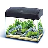 Nano-Komplett-Aquarium 20 L, kratzfestes Glas, inkl. Filter, Pumpe,LED-Beleuchtung