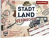 Stadt, Land, Verbrechen – Das mörderisch gute Kultspiel für alle Crime-Fans: Der ultimative Stadt, Land, Fluss-Spieleblock mit 26 Kategorien aus der Welt des Verbrechens – von 12-99 Jahren