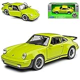 alles-meine.de GmbH Porsche 911 G-Modell Turbo Grün Coupe 1973-1989 ca 1/43 1/36-1/46 Welly Modell Auto