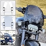 Motorrad Windschutzscheibe Windschutz Windabweiser Kompatibel mit H-Arley Sportster S RH1250S RH 1250S 2021-2023 2022 Flyscreen-Schutzabdeckung Screen Shield Visierverkleidung (Leichter Rauch)
