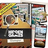 Hidden Games - Glutspur - Deutsch - Realistisches Krimispiel, spannendes Detektivspiel, Escape Room Spiel