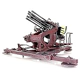 CMO Modellbausatz Panzer Plastik Modelle, 2Cm Salbenmaschine Kanone SMK18 Typ-2 im Maßstab 1/35, Spielzeug und Geschenke, 2,4 Zoll