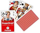 Piatnik 1824 - Kartenspiel Doppelkopf 2 Joker, 2 x 24 Blatt