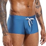 Caxndycing Herren Shorts Schnell Trocknend Baden Shorts Boxer Unterhose Badehose Sport Schwimmhose Badeshorts Beachshorts Mit Tunnelzug