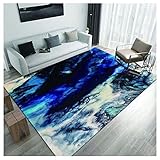 GUOCU Designer Teppich Teppich Wohnzimmer Kurzflor Meliert Teppich Vintage Abstraktes Muster Terrassen Teppich,Bunt18,160x230cm