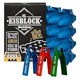 SL Eisblock Set Sparpaket 0,5l Bierkühler + 3 x Bier Protector Der Insektenschutz für Bierflaschen Geschenk TIPP Neu
