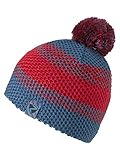 Ziener Unisex Kinder Ishi Junior Hat Bommel Mütze Warm Gestrickt, Steelblue, S EU