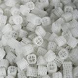 Hel-X® 17 KLL 100l • Natürliches Filtermedium Teich weiß • Teichfilter & Bio Filtermaterial für Trommelfilter, Teichfilter