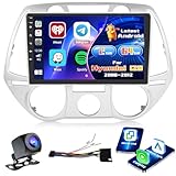 Inefala Radio für Hyundai i20 2008-2012 Android 15 2+64G mit Wireless CarPlay Android Auto, 9 Zoll Bildschirm mit EQ 26UI FM RDS GPS Bluetooth WiFi SWC AHD Rückfahrkamera