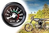 Drehzahlmesser, MMB mechanisch Ø 60mm für Simson S51, S70 mit 12V Beleuchtung + Kontrollleuchte blau