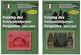 Katalog des österreichischen Notgeldes 1914-1924, 2 Bände: Inkl. Großgeld und Spendenscheine. In 2 Bänden