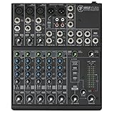 Mackie 802VLZ4 analoges 8-Kanal-Kompaktmischpult mit legendären Onyx Mikrofonvorverstärkern Schwarz
