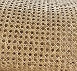 Wiener Geflecht Meterware 45 x 50cm - Natürliches Rattan für Stuhl, Möbel, Schrank, Kommode, Sessel, Schranktür - Gurtband