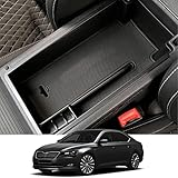 CDEFG Kompatibel mit Skoda Superb B8 3V 2015-2022 2023 Mittelkonsole Organizer Aufbewahrungsbox Superb 3V Aufbewahrung Auto Center Console Tray Superb 3 Kombi Zubehör (Schwarz)