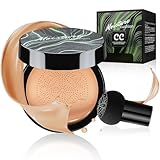 Mushroom Head Air Cushion CC Cream, Pilzkopf Luftkissen CC Creme, BB Creme Feuchtigkeitsspendende und Aufhellende Cushion Foundation Concealer Make Up Beauty Cream (03#Medium, 20G)