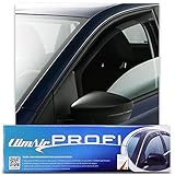 ClimAir Windabweiser Schwarz kompatibel mit Mercedes V-Klasse/Vito/Marco Polo/EQV (W447) 2014-2024 & FL 2024-