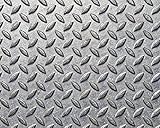 Stahl Riffelblech 5/6.5mm Eisen Platten S235 Tränenblech wählbar Zuschnitt Wunschmaß möglich 200x200mm