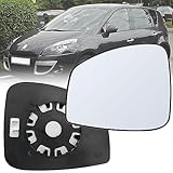Spiegelglas Ersatz für Renault scenic MK3 2009-2015, Außenspiegel Glas Asphärisch, Außenspiegel Verstellbar Geeignet, Umkehrlinse Rückfahrglas Spiegel (Links)