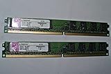 Kingston 2GB Kit (2x1GB) DDR2 Value RAM PC2-6400U 800MHz KVR800D2N5K2/2G Memory