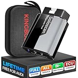 KINGBOLEN Soloscan OBD2 Diagnosegerät für Audi/für VW/für Skoda/für Seat/für Bentley/für Bugatti/für Lamborghini,Alle Systemdiagnosen,50+ Reset-Funktion,Aktiver Test,ECU-Codierung,Kostenloses Update.