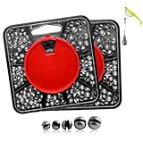 2 Kartons 120g Fishing Lead Shot Angelzubehör with Storage Box,Angelblei Zubehör Set Removable Lead 7 Sizes Lead Shot Assortment Tin(0.4g/0.5g/0.6g/0.8g/1g/1.2g/1.5g)