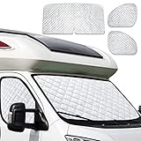 Frontschutzplane FIAT Ducato Typ 250 | ab 2006 | Thermomatte | thermomatte FIAT ducato wohnmobil，Sichtschutz Uv-Schutz Thermomatte Frontscheibenabdeckung…