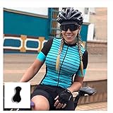 Triathlon Set Damen Radfahren Jersey Skinuit Sport One Piece Geschwindigkeitsanzeige Bike Kurzarm Running Comfort Reitausrüstung (Color : B, Size : X-Large)