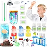 50+ Science Experiment Kits für Kinder ab 4 5 6 7 8, STEM Aktivitäten Spielzeug für Jungen Mädchen, Chemie Science Kits, Kosmos experimente für Wissenschaft Kinder ab 10, Galileo Experiment Mädchen