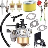 ZAMDOE GX160 Vergaser Kit Ersatz für Honda GX200 GX168 GX140 GX120 5,5 PS 6,5 PS Motor WP30X Wasserpumpe Hochdruckreiniger Vergaser, mit Montagedichtungen