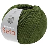 LANA GROSSA Meilenweit Seta Lampone | Sockengarn mit Seidenanteil, waschmaschinenfest | Handstrickgarn 55% Schurwolle (Merino), Polyamid, & Seide | 100g 400m Wolle zum Stricken & Häkeln FB50