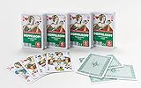4 x Doppelkopf französisches Bild in Cellophan ohne Kunststoffetui