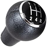 M MODECAR - Kompatibel mit Passend für Audi 80 B3 B4 85-96 Schalthebelknauf SCHWARZ 5 GÄNGE für 443 711 141K, 443 711 141 K, 443 711 141, 443711141K, 443711141 K, 443711141,