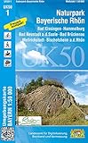 UK50-1 Naturpark Bayerische Rhön: Bad Kissingen, Hammelburg, Bad Neustadt a.d.Saale, Bad Brückenau, Mellrichstadt, Bischofsheim a.d. Rhön, Rieneck, ... Karte Freizeitkarte Wanderkarte)
