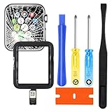 MMOBIEL Front Glas Linse Digitizer Ersatz Kit inkl. Anschluss kompatibel mit Apple Watch 2/3 38mm GPS Apple Watch 3 GPS Cellular Antenna Flex