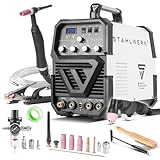 STAHLWERK Schweißgerät 3 in 1 Kombi AC/DC WIG 200 Plasma ST IGBT - WIG & MMA bis 200 A, Plasmaschneiden bis 50 A, Edelstahl, Kupfer, Aluminium, Titan, 7 Jahre Herstellergarantie