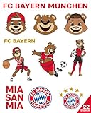 FC Bayern München Kinder Sticker 2er-Set Maskottchen