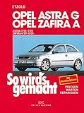 Opel Astra G 3/98 bis 2/04, Opel Zafira A 4/99 bis 6/05: So wird's gemacht - Band 113