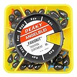 Angel Domäne Tropfenblei Wettkampf Angel Bleisortiment 35 Stück 3-8g schwarz
