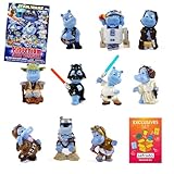 sefrado Bundle Exclusive Geschenkkarte kompatibel mit Ü Ei 10 Figuren Happy Hippo Star Wars + 1 Bpz Das Hipperium spielt verrückt 2002