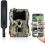 DÖRR Cloud Mini 4G/LTE Wildkamera, Überwachungskamera, Simlockfrei, iOS/Android/Web App, 4G Bild-& Videoversand, 12MP Bilder, Full HD1080P Videos, Infrarotblitz, Fotofalle, Jagdkamera, Bewegungsmelder