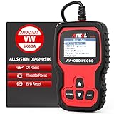 ANCEL VD500Pro OBD2 Diagnosegerät, Fehlercode Auslesegerät für VW/Audi/Skoda/Seat Auto Diagnose, Motorkontrollleuchte OBD2 Scaner mit EPB Öl TPS Reset in Deutsch