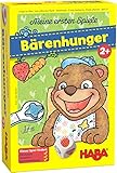HABA 300171- Meine ersten Spiele – Bärenhunger | Lustige Spielesammlung für 1-3 Spieler ab 2 Jahren | Mit süßem Bären-Aufsteller zum Füttern