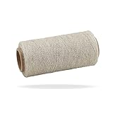 Leinen-Baumwoll-Garn, Naturfarben, 50 Gramm Stärke 0.80 mm, Länge 400 Meter