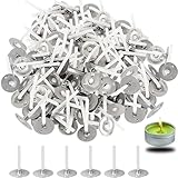 Dochte für Teelichter, Sitengjun 500 Stück Dochte für Kerzen,Cotton Candle WickTea Light Wicks Waxed,Candle Wicks with Holder Dochte für Kerzen,für die Kerzenherstellung Candle teelichtdochte(26mm)
